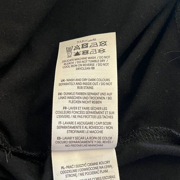 Boden Thea Short Jersey Dress 6 black long sleeves - Picture 10 of 10